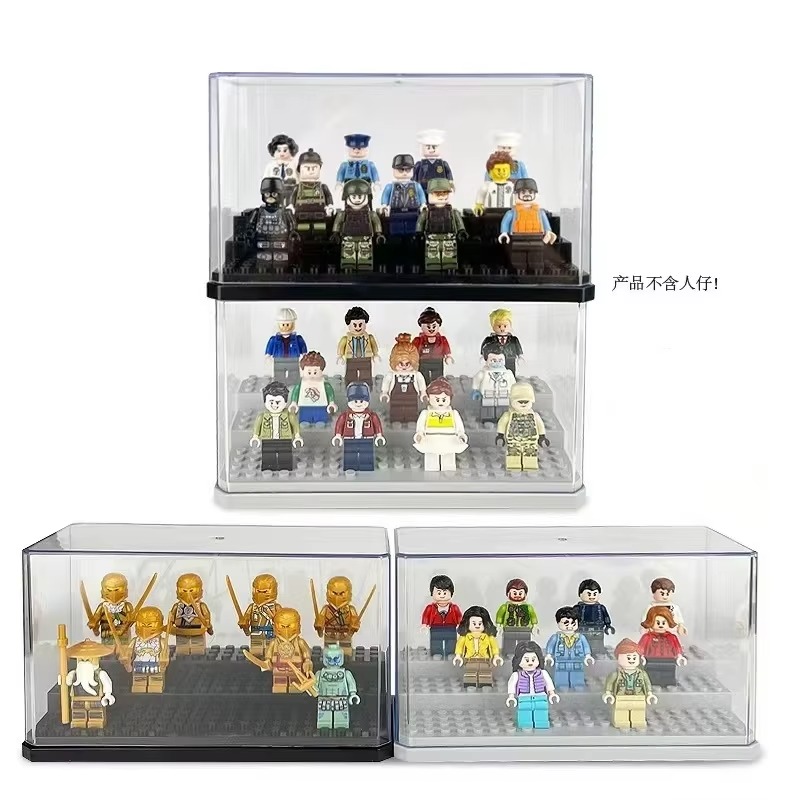 Display Case Acrylic - Acrylic Minifigures Display Case, Stackable and