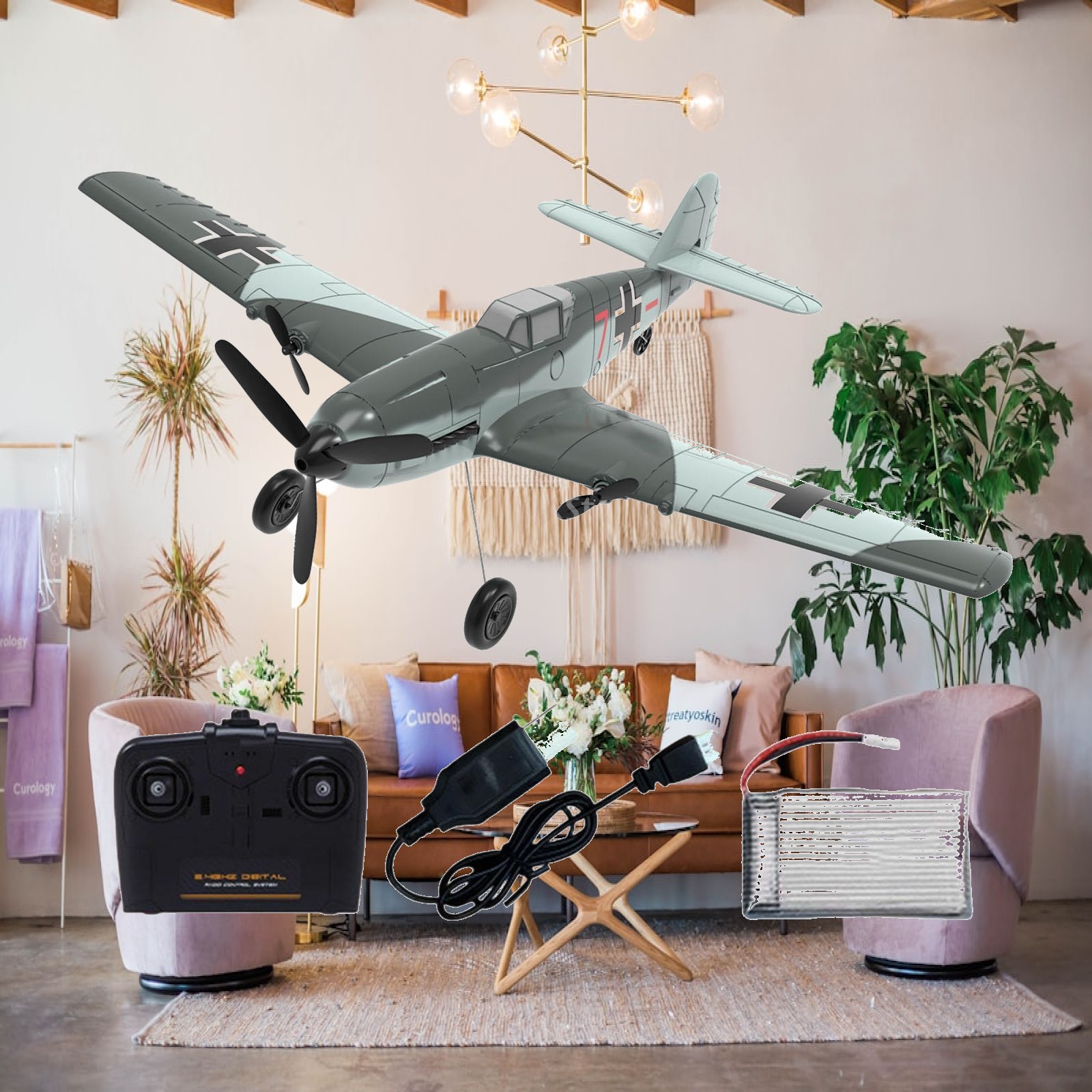 Model Airplane Plastic - RC Plane Easy Control Flying Toy