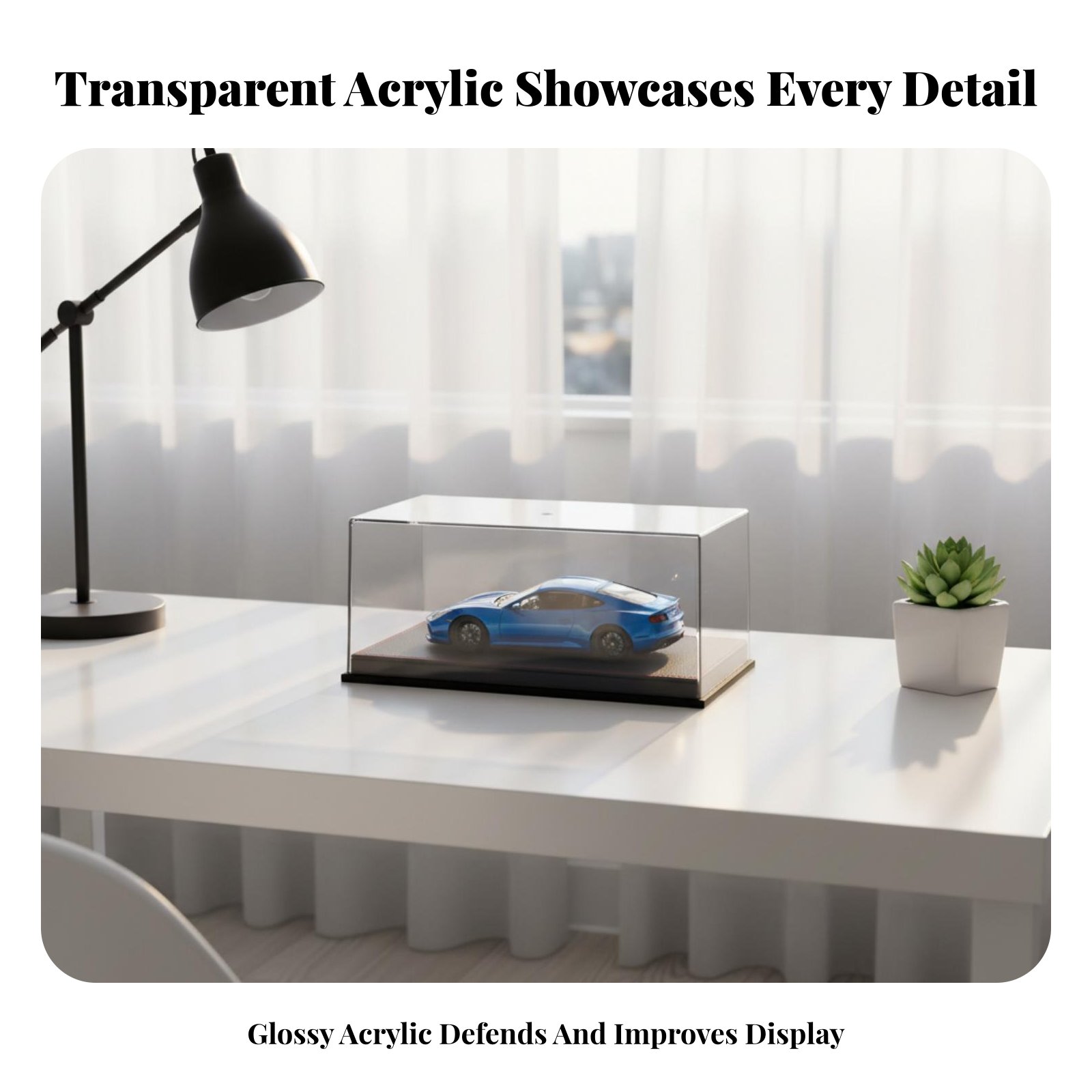 Display Case Acrylic - Acrylic Display Box Adjustable Lighting Dustproof