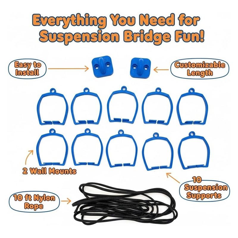 ABJL-Suspension Bridge Track S - Hot Wheels Car Track Sets 评论和价格