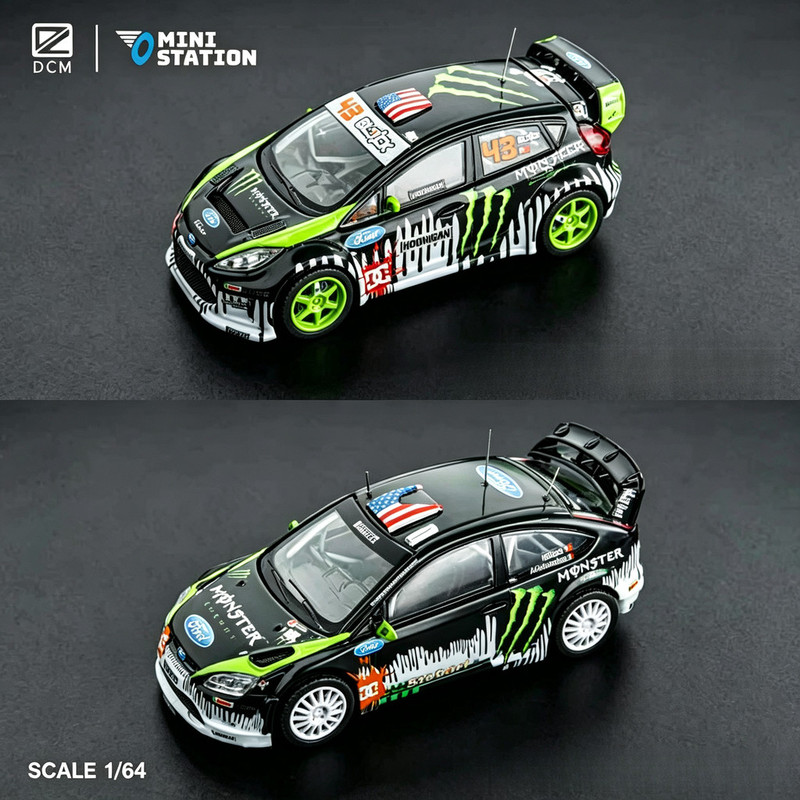 DCM 1/64 Ford Fiesta ST & Focu - Die Cast Car 1 64 评论和价格