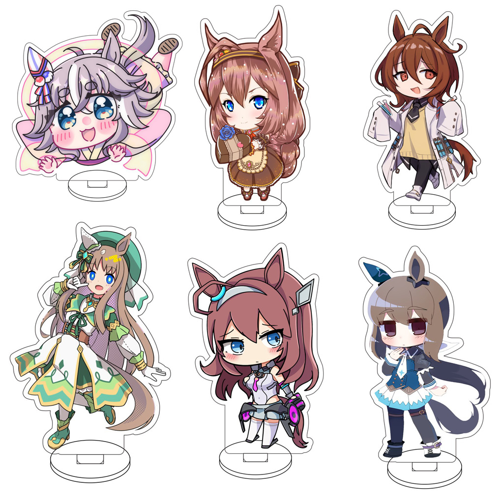 10CM Anime Uma Musume: Pretty  - Figma Stand Set 评论和价格