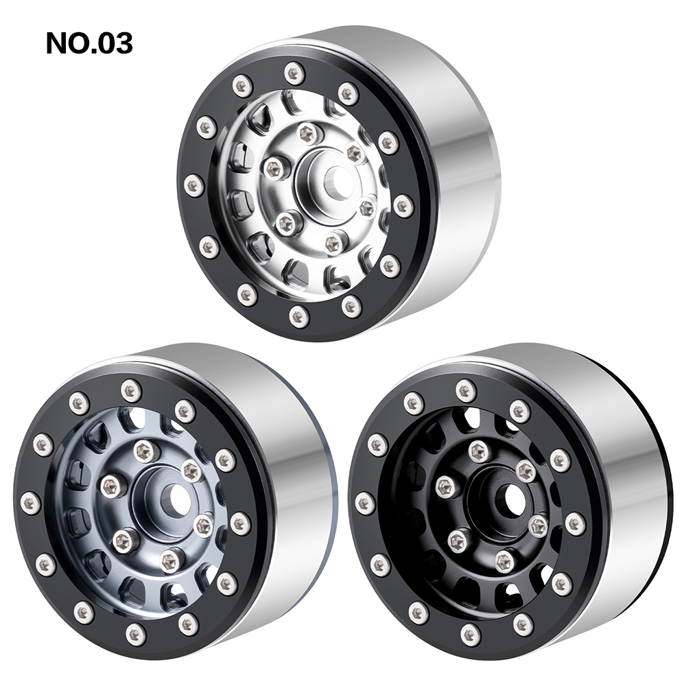 YEAHRUN 4Pcs 1.55inch Aluminum - Tamiya Model Rc Car 评论和价格