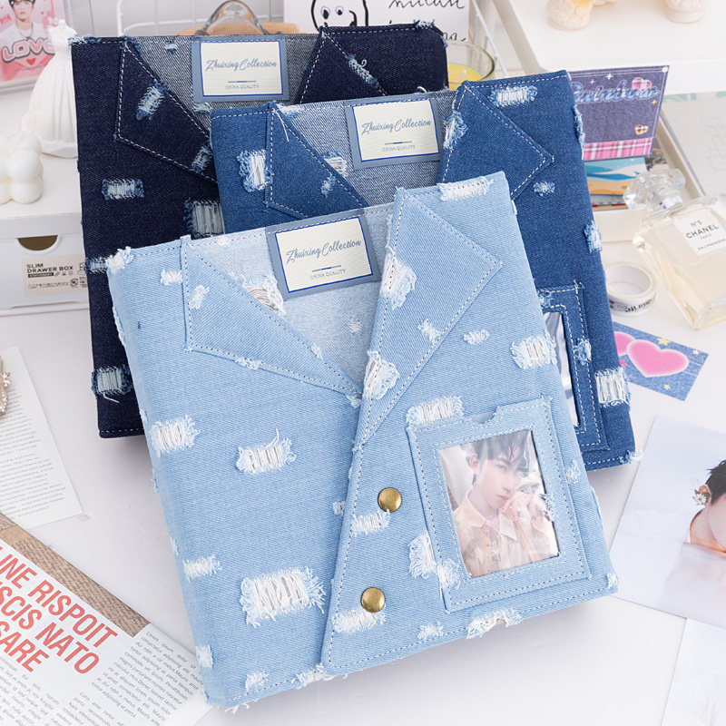 Large A5 Distressed Denim Card - Pokemon Binder Card 评论和价格